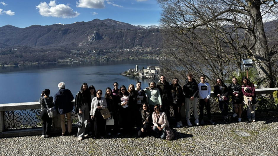 Visita al Sacro Monte di Orta di studenti del liceo italiano di Sofia